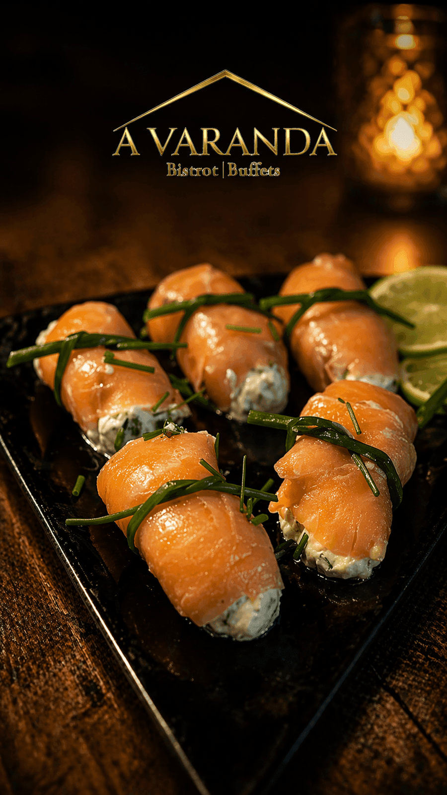 Salmão Recheado com Cream Cheese